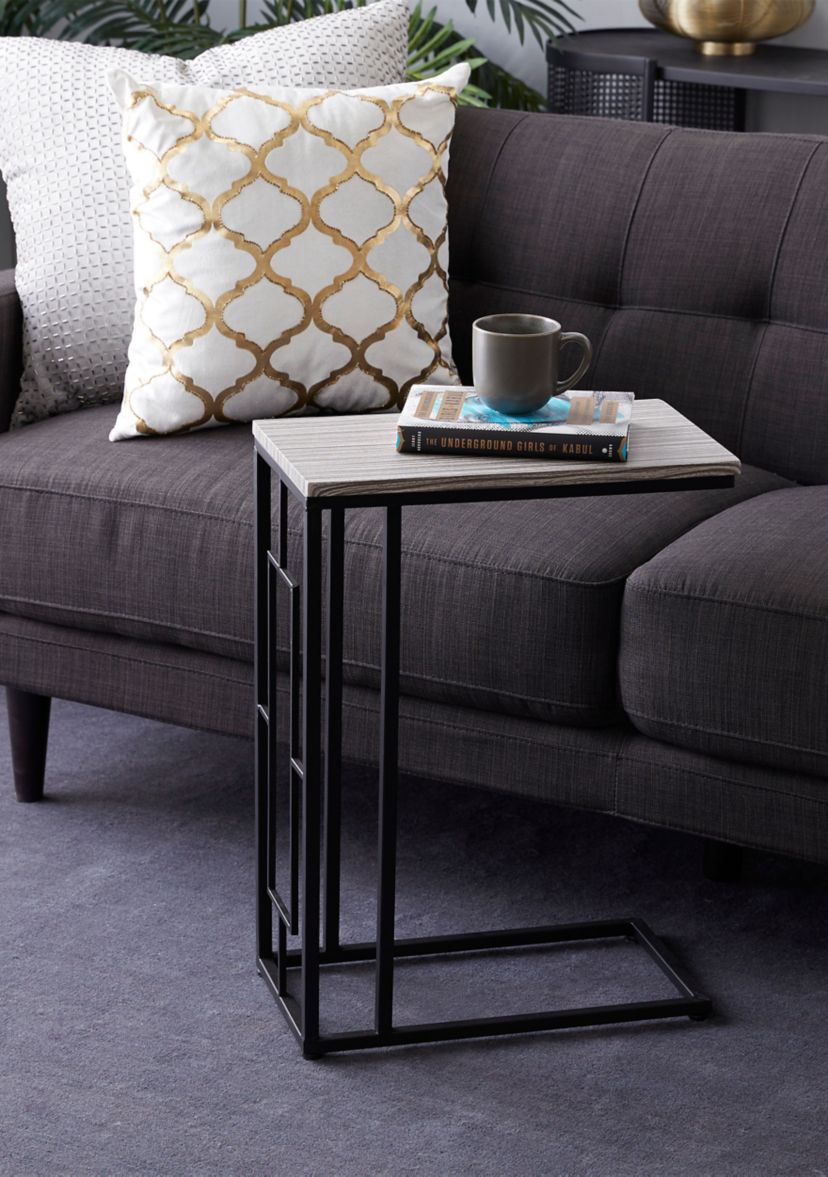 Contemporary Metal Accent Table