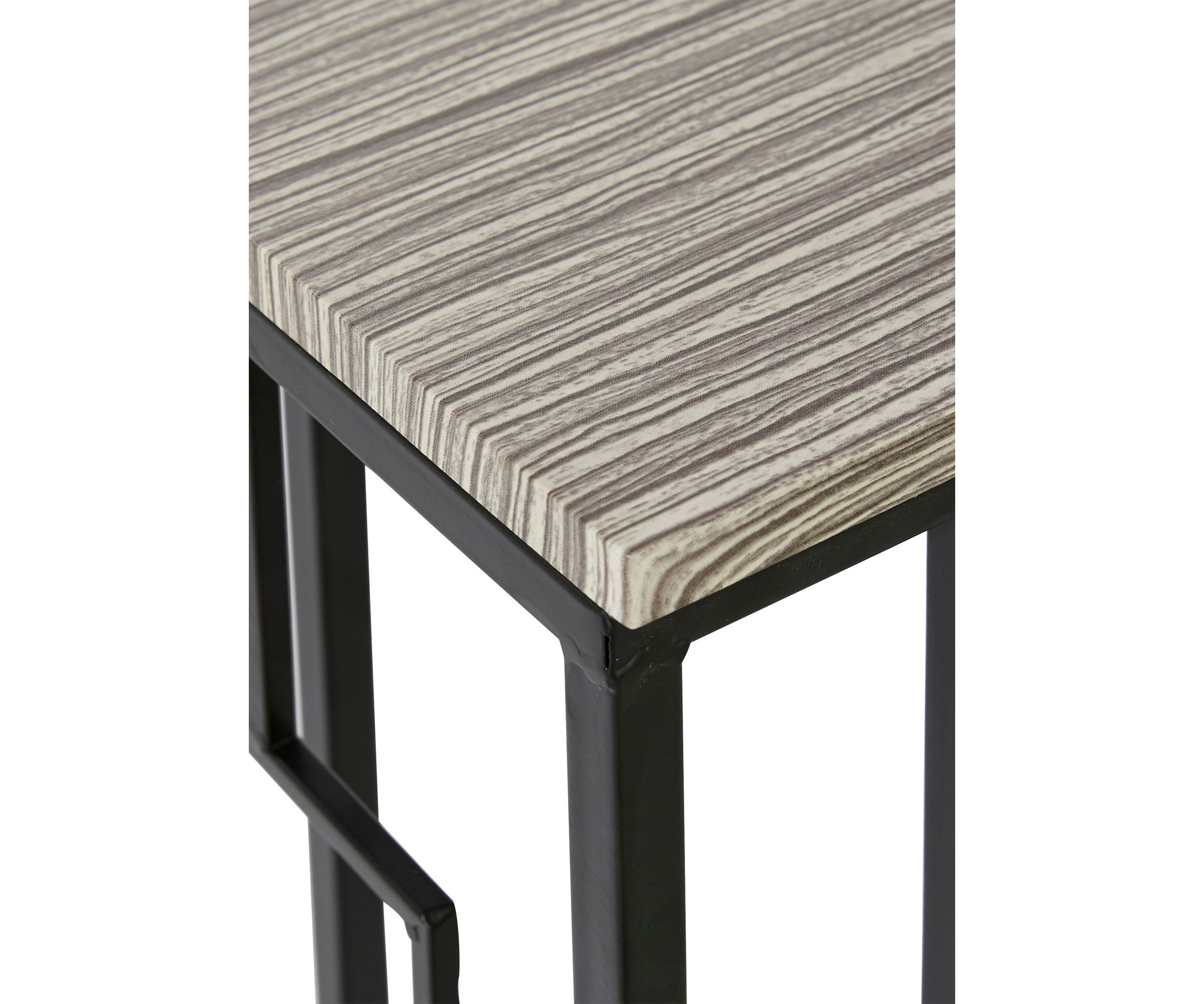 Contemporary Metal Accent Table
