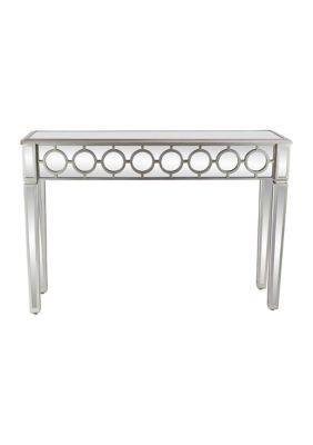 Glam Glass Console Table