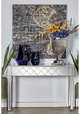 Glam Glass Console Table