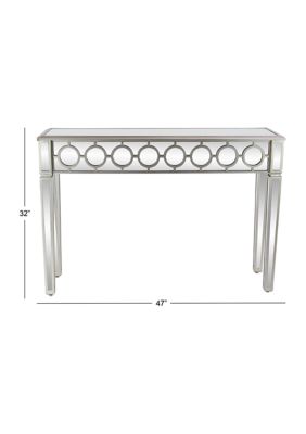 Glam Glass Console Table