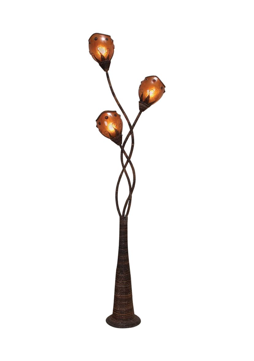 Modern Dried Plant Floor Lamp