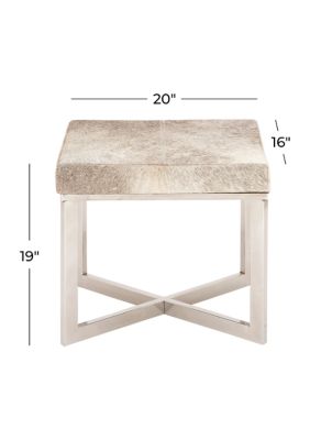 Contemporary Leather Stool