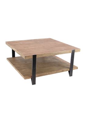 Industrial Wood Coffee Table