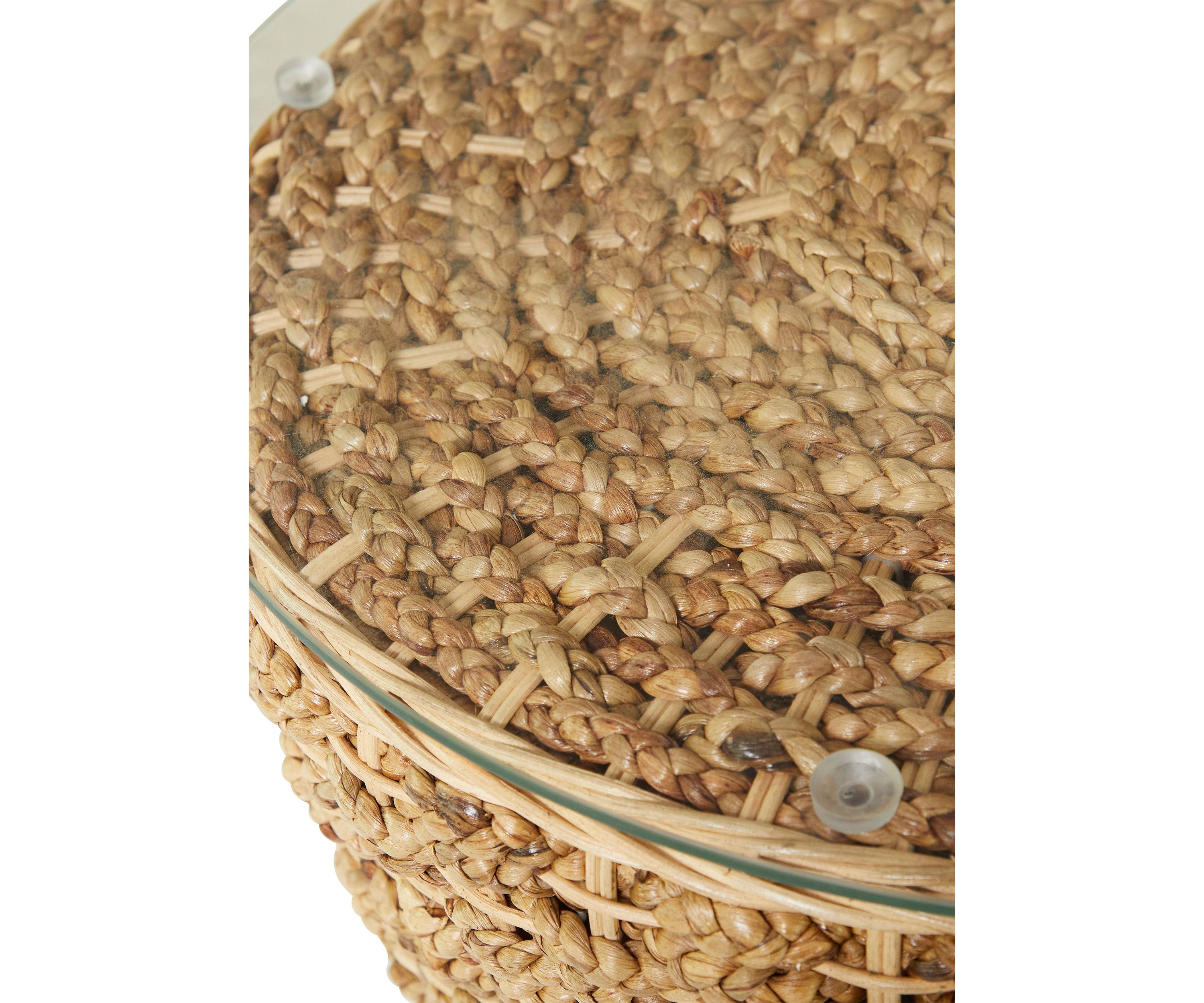 Bohemian Seagrass Accent Table