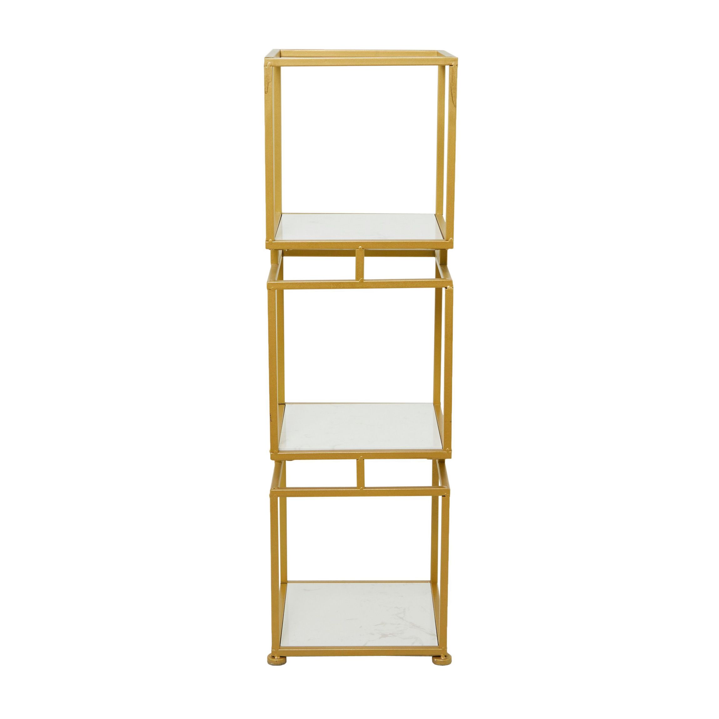 Glam Marble Shelving Unit