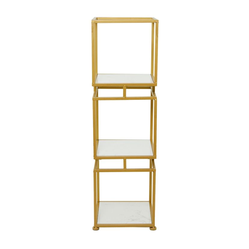 Glam Marble Shelving Unit