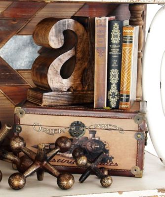 Vintage Wooden Trunk - Set of 3