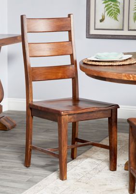 Rustic Mango Wood Dining Chair - Set of 2