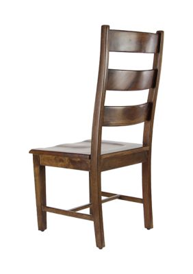 Rustic Mango Wood Dining Chair - Set of 2