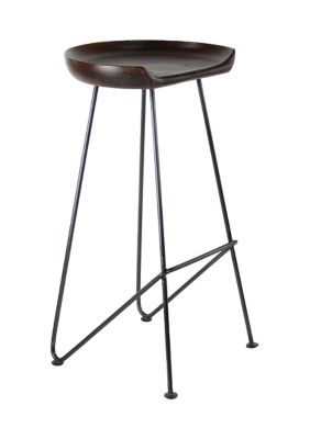 Rustic Metal Bar Stool