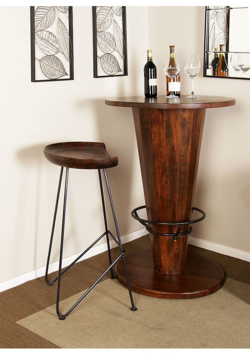 Rustic Metal Bar Stool