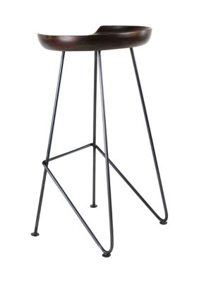 Rustic Metal Bar Stool