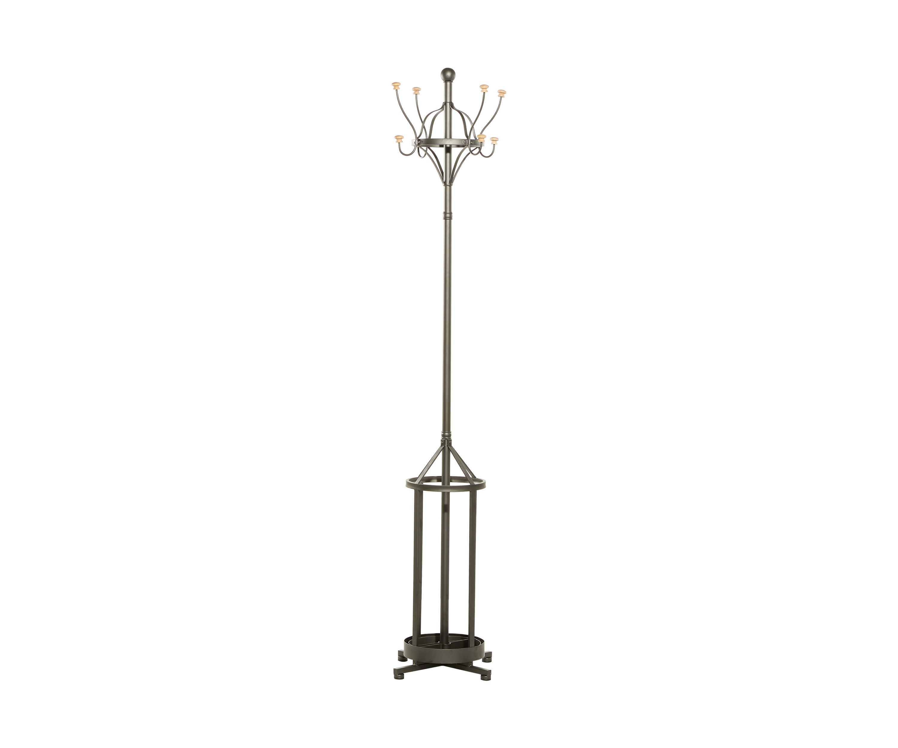 Industrial Metal Coat Rack