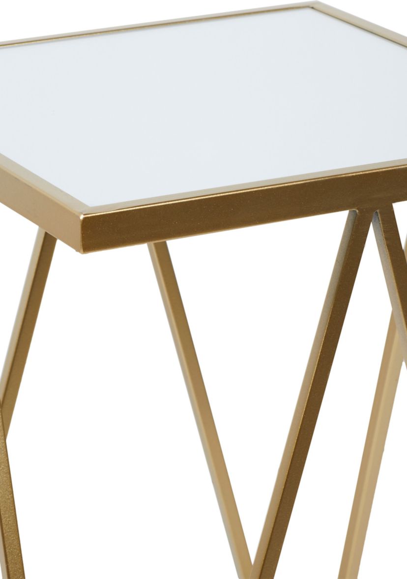 Contemporary Metal Accent Table - Set of 2