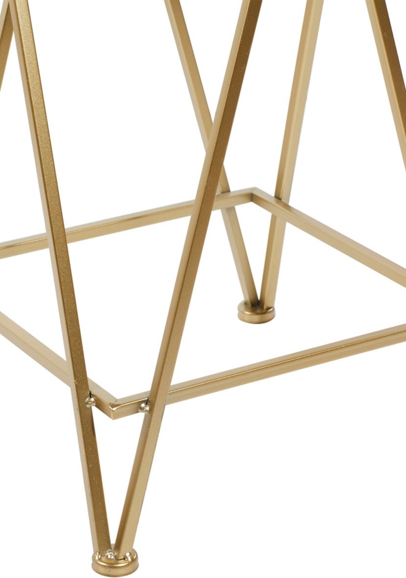 Contemporary Metal Accent Table - Set of 2
