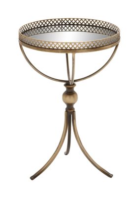 Traditional Metal Accent Table