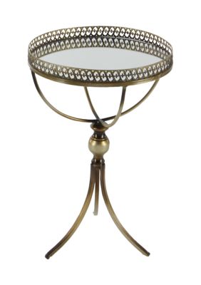 Traditional Metal Accent Table