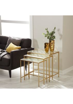 Idaho Vandals Contemporary Metal Accent Table - Set of 3