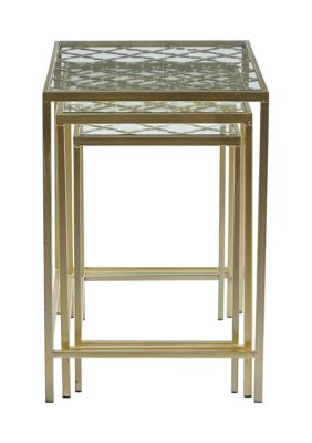 Idaho Vandals Contemporary Metal Accent Table - Set of 3