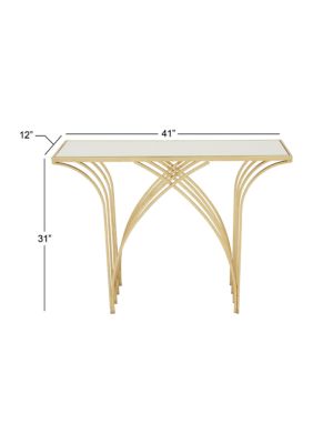 Modern Metal Console Table