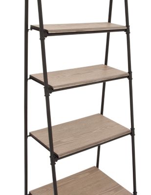 Industrial Wood Shelving Unit