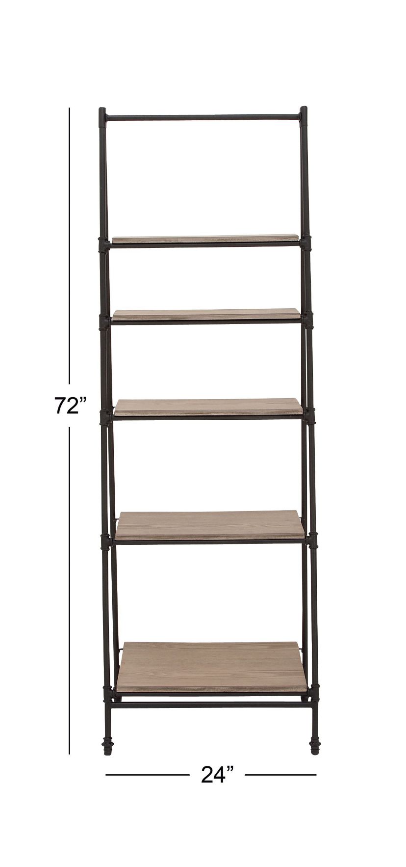 Industrial Wood Shelving Unit