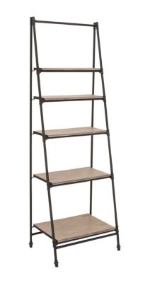 Industrial Wood Shelving Unit