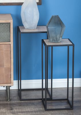 Contemporary Metal Accent Table - Set of 2