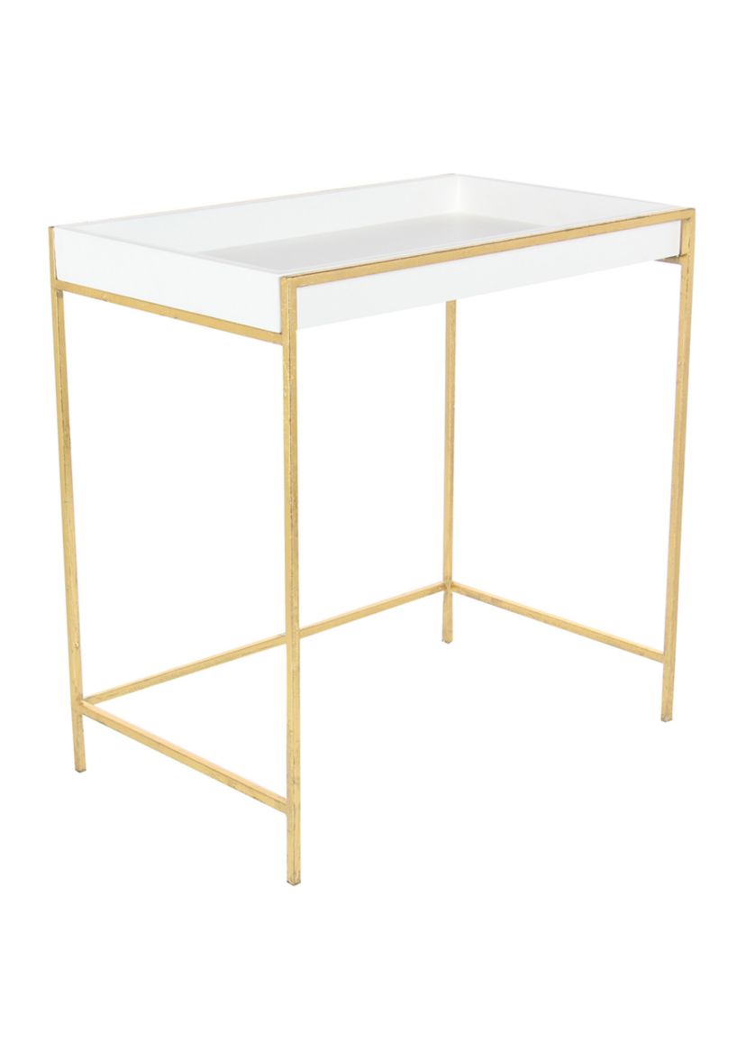 Contemporary Wood Console Table - Set of 2