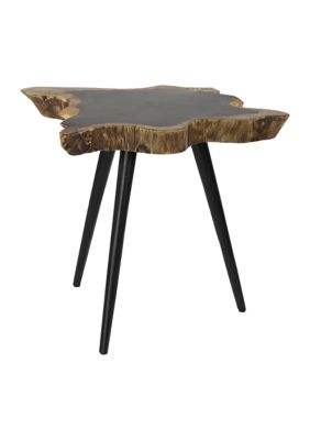 Contemporary Wood Accent Table