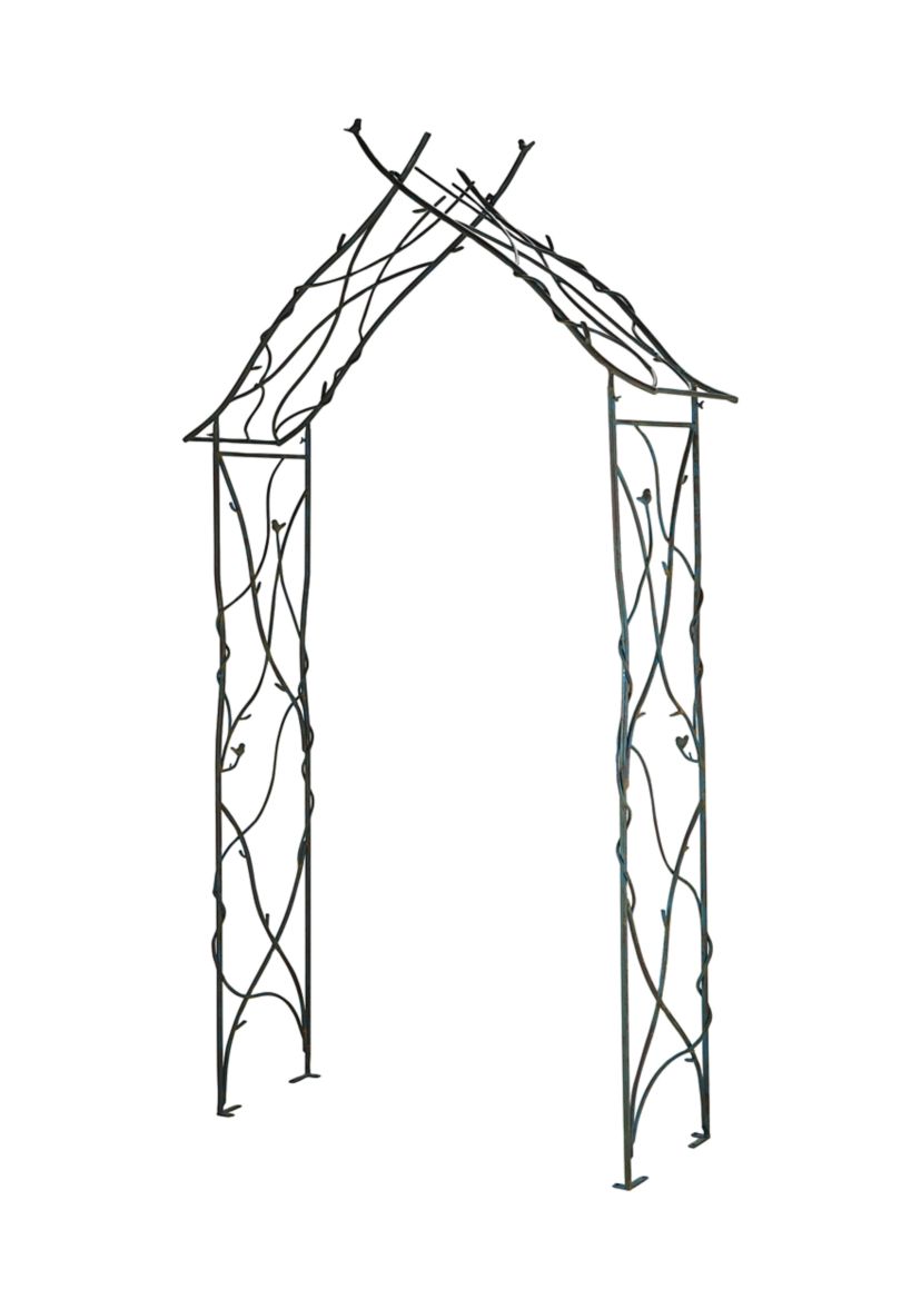 Traditional Metal Garden Arbor