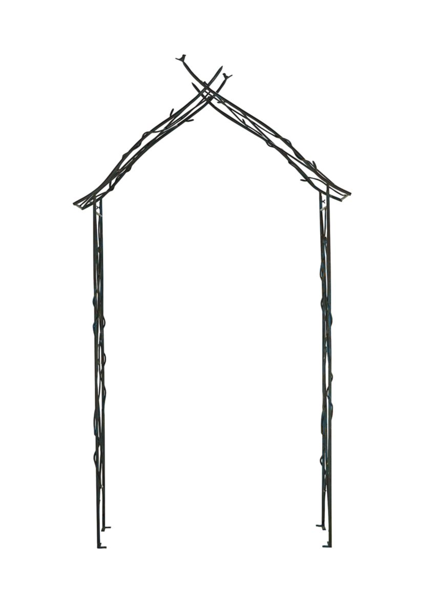 Traditional Metal Garden Arbor