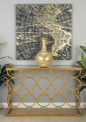 Glam Metal Console Table