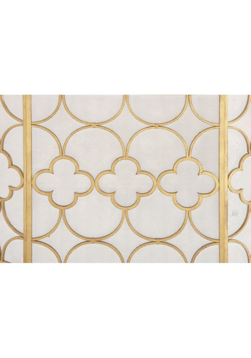 Contemporary Metal Fireplace Screen