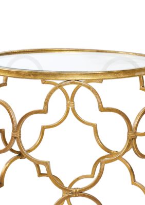 Contemporary Metal Accent Table