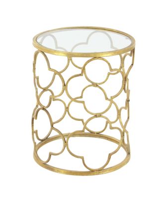 Contemporary Metal Accent Table