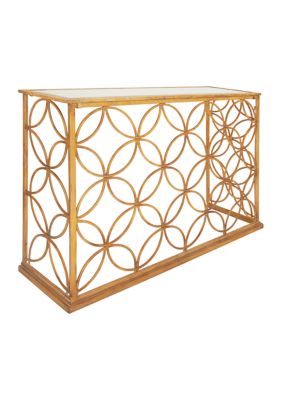 Traditional Metal Console Table