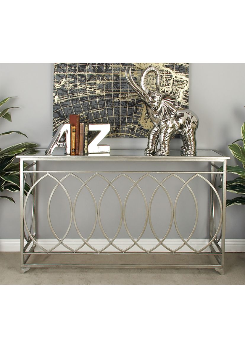 Traditional Metal Console Table