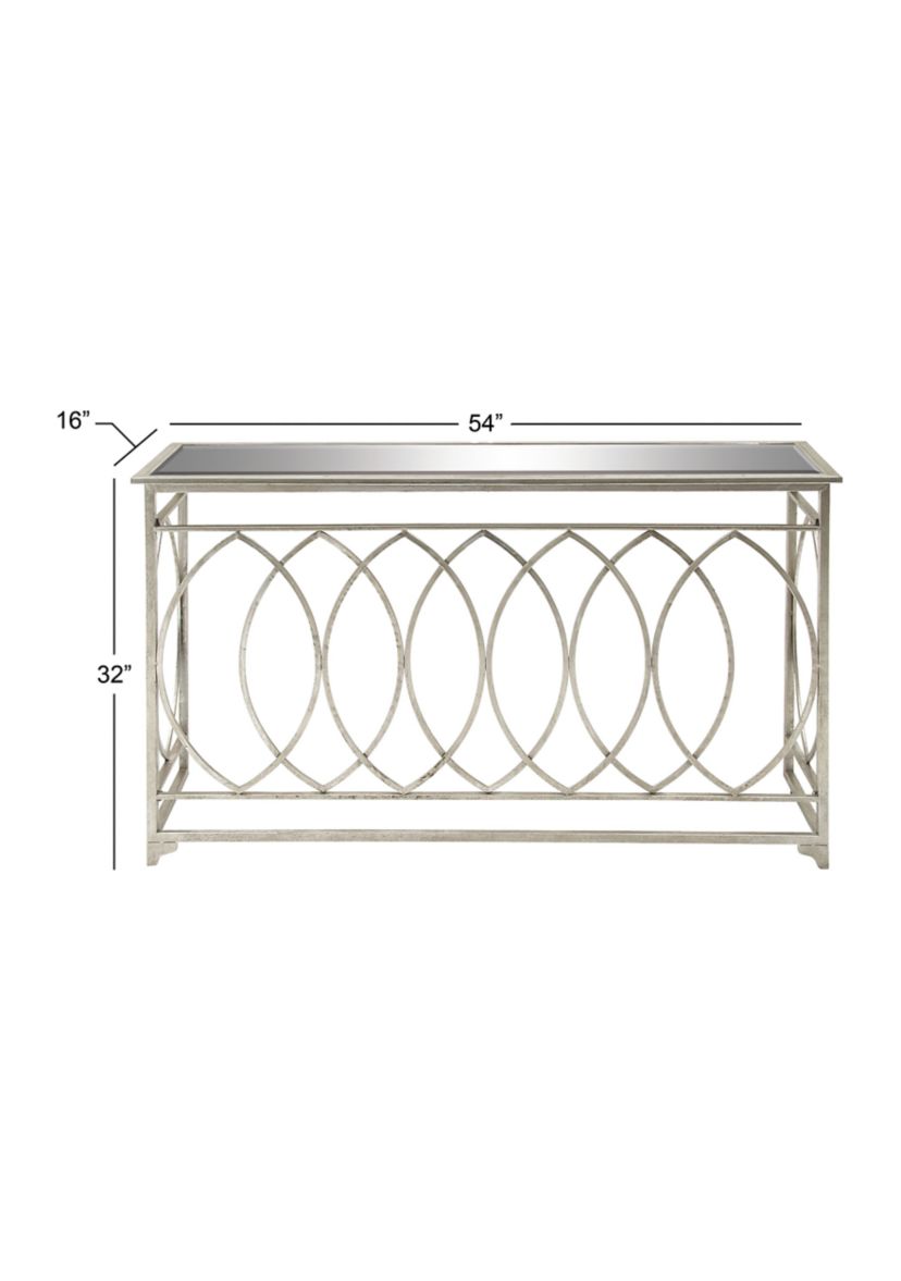 Traditional Metal Console Table