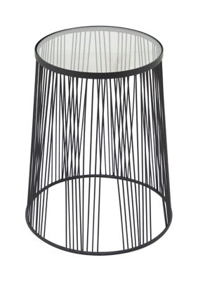 Contemporary Metal Accent Table