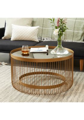 Contemporary Metal Coffee Table