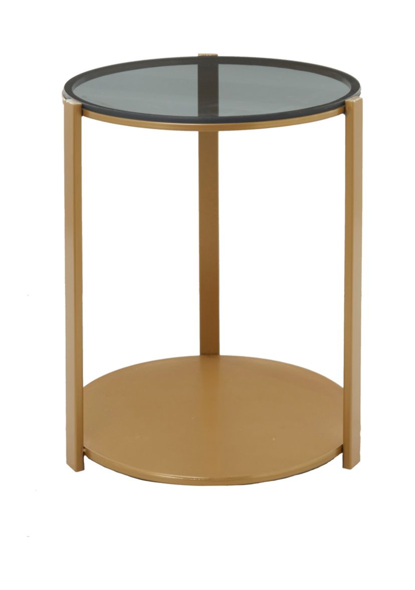 Contemporary Metal Accent Table