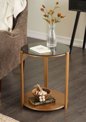 Contemporary Metal Accent Table