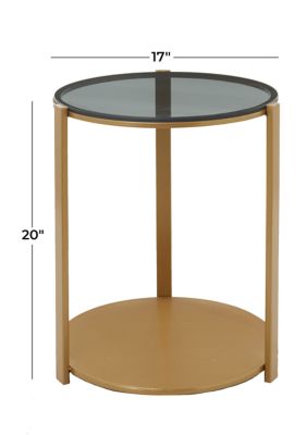 Contemporary Metal Accent Table