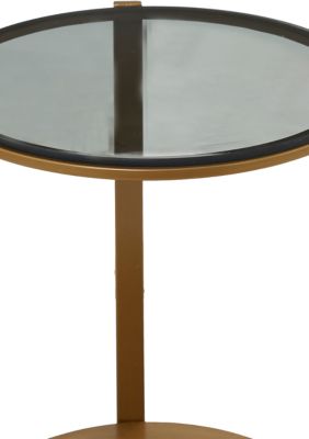 Contemporary Metal Accent Table