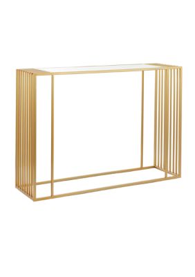 Contemporary Metal Console Table