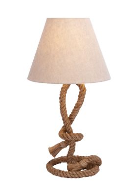 Rustic Jute Rope Table Lamp