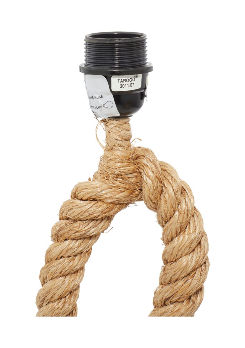 Rustic Jute Rope Table Lamp