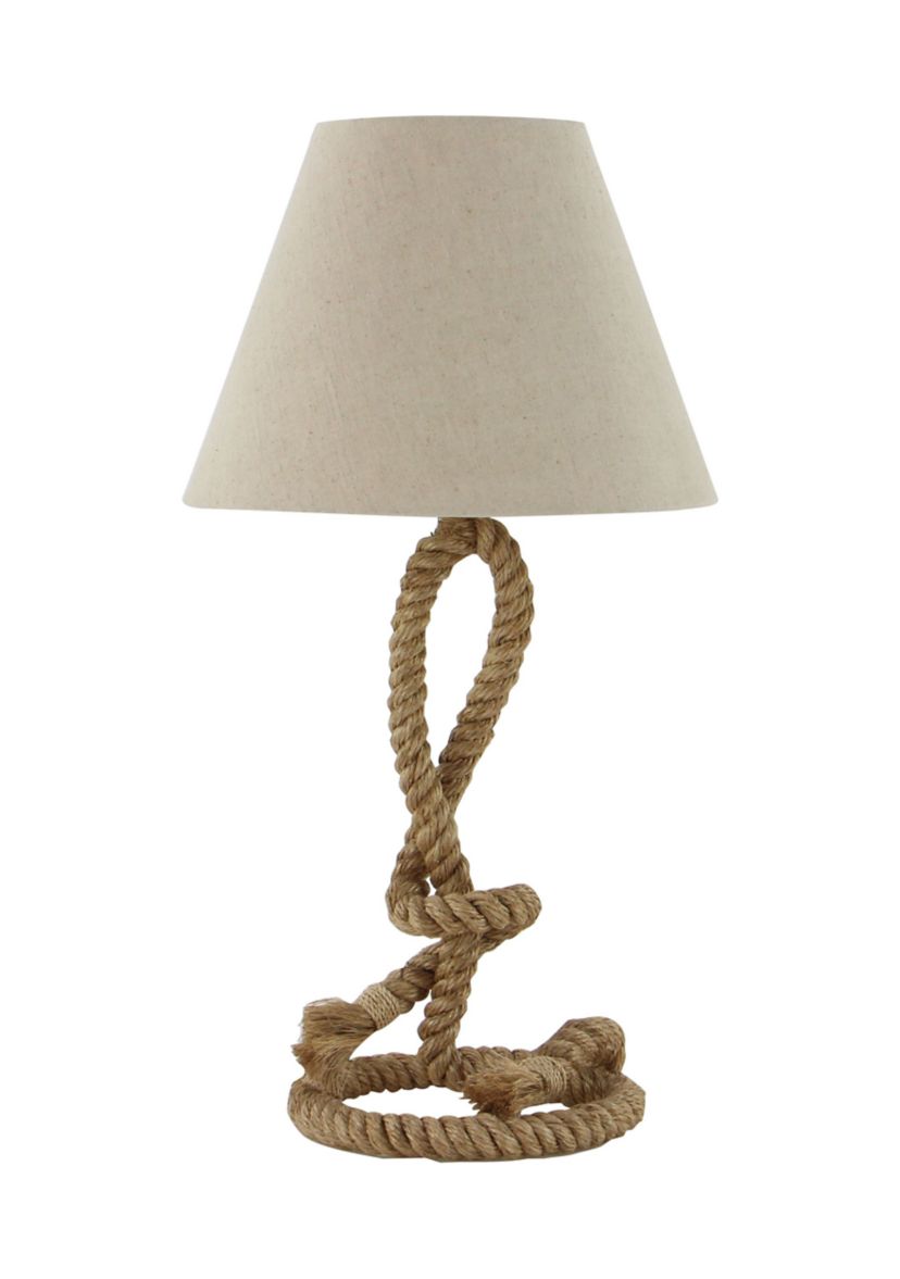 Rustic Jute Rope Table Lamp